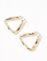 ALDO babriclya triangle hoop earrings in gold