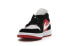 Фото #5 товара Кроссовки Nike Air Jordan 1 Low Black White Gym Red (Черно-белый)