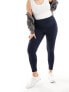 Фото #3 товара ASOS 4505 CurveIcon running tie waist gym legging with phone pocket in navy