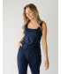 ფოტო #2 პროდუქტის Plus Size Viscose from Bamboo Ultra-Soft Square Neck Tank