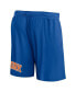 Фото #4 товара Men's Blue New York Knicks Free Throw Mesh Shorts