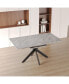 Modern Space-Saving Dining Table Extends for 8-10 Guests