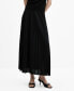 ფოტო #1 პროდუქტის Women's Pleated Long Skirt