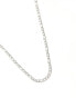 Faded Future chunky figaro chain necklace in silver