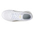 Фото #8 товара Puma Carina 2.0 Metallic Shine Lace Up Womens White Sneakers Casual Shoes 39509