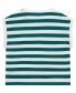 ფოტო #2 პროდუქტის Big Girls Short Sleeve Stripe T-shirt with GUESS Applique