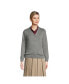 Фото #2 товара Women's School Uniform Cotton Modal Button Front Cardigan Sweater