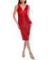 Фото #1 товара St. John Wool-Blend Sheath Dress Women's Red 2