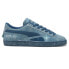 Фото #1 товара Puma Mapf1 Suede T Cgs Graphic Lace Up Mens Blue Sneakers Casual Shoes 30811901