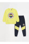Фото #1 товара Комплект для малышей LC WAIKIKI Sweatshirt и брюки Fenerbahçe LCW baby 100% хлопковая (Fenerbahçe)