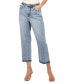 ფოტო #15 პროდუქტის Women's Evie Relaxed Button Fly Denim Pant