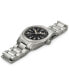 Фото #3 товара Men's Swiss Mechanical Khaki Field Stainless Steel Bracelet Watch 38mm