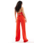 Фото #4 товара Mango straight leg co-ord trousers in red