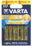 Алкалиновая батарейка VARTA AAA 1.5 V 6 шт. Blue,Yellow Сине-желтый - фото #2