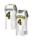 ფოტო #1 პროდუქტის Men's Chris Webber White Michigan Wolverines Authentic Jersey