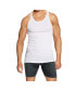 Фото #2 товара Men's 3-Pack Premium Cotton Blend Tank Tops