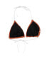 Фото #4 товара Women's Texas Orange Texas Longhorns Wordmark Bikini Top
