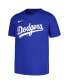 Big Boys Chris Taylor Royal Los Angeles Dodgers Player Name and Number T-shirt