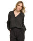 Фото #1 товара Women's V-Neck Button-Front Blouse