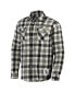 Фото #2 товара Men's Darius Rucker Collection by Black Chicago White Sox Plaid Flannel Button-Up Shirt