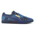 Фото #2 товара Puma Clyde PreGame Runway Lace Up Mens Blue Sneakers Casual Shoes 39208201