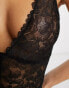 & Other Stories all over lace body in black