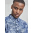 URBAN CLASSICS Shirt Printed Palm Denim