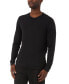 Men's Crewneck Long-Sleeve Pajama Shirt