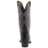 Фото #3 товара Ferrini Teju Lizard Snip Toe Cowboy Womens Black Dress Boots 81161-04
