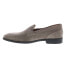 Фото #9 товара Bruno Magli Brando Mens Gray Suede Slip On Loafers & Slip Ons Penny Shoes