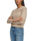 Petite Open Stitch Long-Sleeve Top