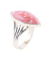 Sunset Bronze and Genuine Orange Sponge Coral Ring