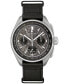 ფოტო #1 პროდუქტის Men's Chronograph Lunar Pilot Meteorite Black Leather Strap Watch 44mm - Limited Edition