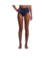 Women's Chlorine Resistant High Leg High Waisted Bikini Swim Bottoms
