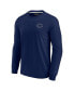 Фото #2 товара Men's and Women's Navy Chicago Bears Super Soft Long Sleeve T-shirt