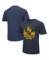 ფოტო #1 პროდუქტის Men's Navy West Virginia Mountaineers Fan T-shirt