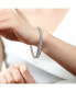 ფოტო #2 პროდუქტის Sterling Silver Shimmering Clear Cubic Zirconia Tennis Bracelet