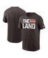 Фото #1 товара Men's Brown Cleveland Browns Local Essential T-shirt