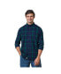 ფოტო #5 პროდუქტის Men's Organic Long Sleeve Stretch Poplin Button Down Shirt