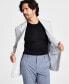 ფოტო #4 პროდუქტის Men's Modern-Fit Grey Weave Sport Coat