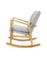 Фото #2 товара Benny Mid-Century Modern Tufted Rocking Chair with Accent Pillow