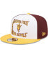 ფოტო #1 პროდუქტის Men's White, Maroon Arizona State Sun Devils Retro Sport 9FIFTY Snapback Hat