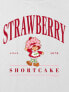 Фото #2 товара Kids Strawberry Shortcake Graphic Boxy Crop Tee