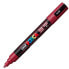 Фото #2 товара Ручки фломастеры POSCA PC-5M Тёмно Бордовый (6 штук)