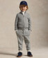 Toddler and Little Boys Cotton Full-Zip Sweater