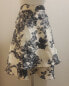 Фото #3 товара Юбка City Studio женская многослойная с цветочным принтом темно-синяя и слоновая кость 18W