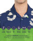 Фото #4 товара Рубашка мужская слим-фит Society of Threads в полоску с листьями