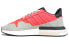 Кроссовки adidas Originals ZX 500 RM серо-красные 44⅔ - фото #1