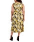 Plus Size Floral-Print Fit & Flare Dress