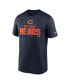 Фото #3 товара Men's Navy Chicago Bears Legend Community Performance T-shirt